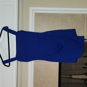 Royal blue skirt-Romper by Fashion Nova Size Medium